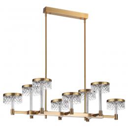 Odeon light 5032/48LA L-VISION ODL24 447 античн.бронза/металл/акрил Люстра LED 48W 4000K 3125лм FIVRE 